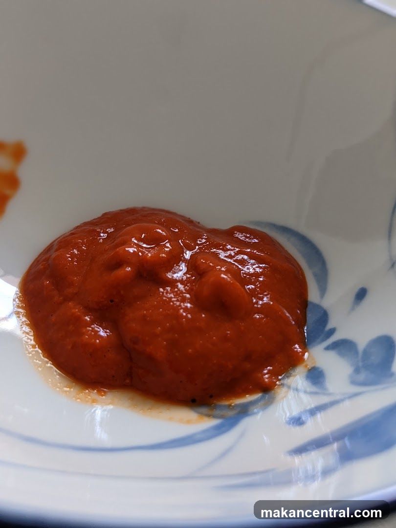 Sauce in a bowl