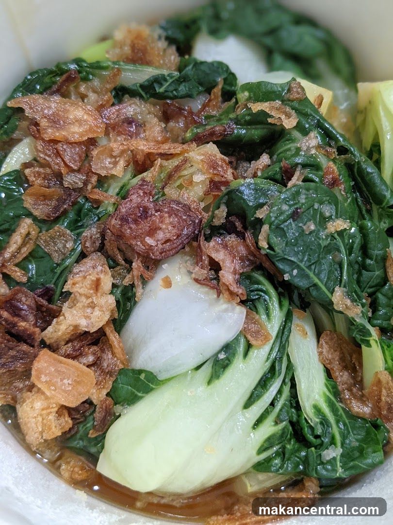 Stir-fried Bok Choy with Crispy Shallots