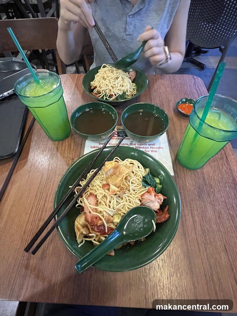 Noodle Dishes and Drinks