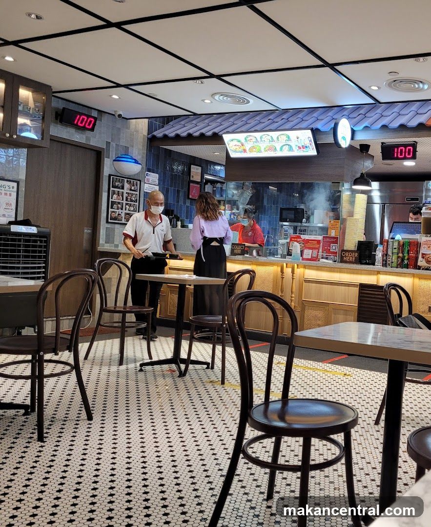 Restaurant Interior with Staff and Seating
