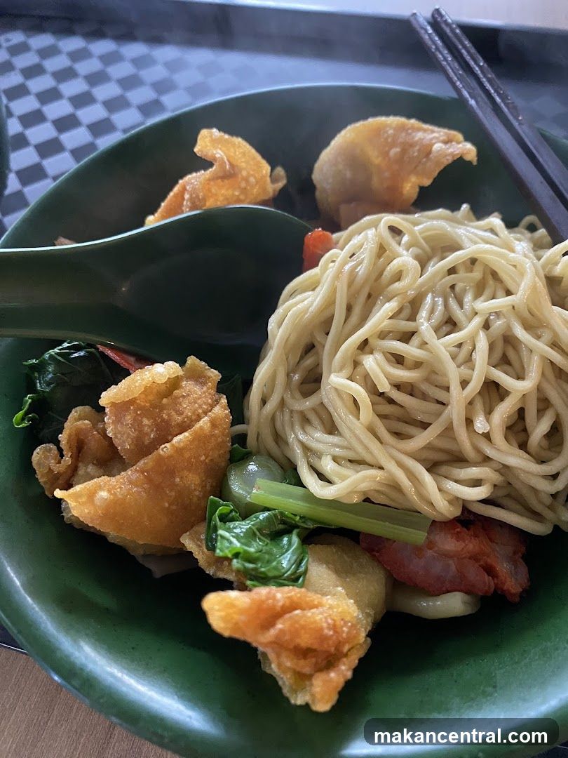 Noodles with Wontons and Char Siu