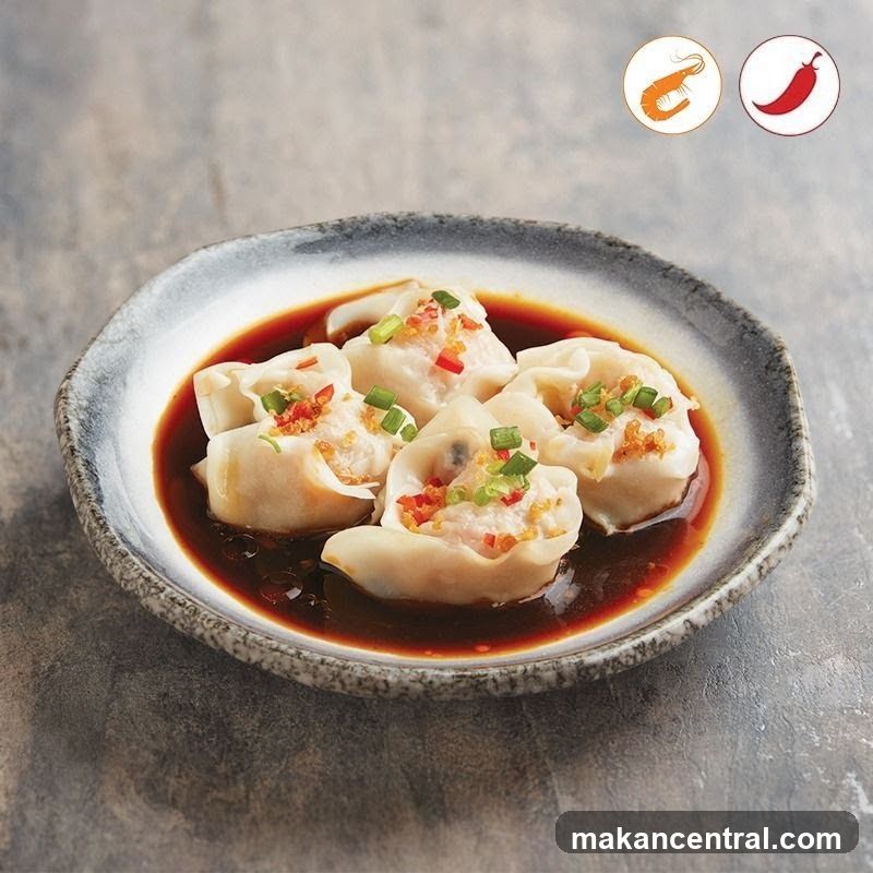 Shrimp Dumplings in Sauce
