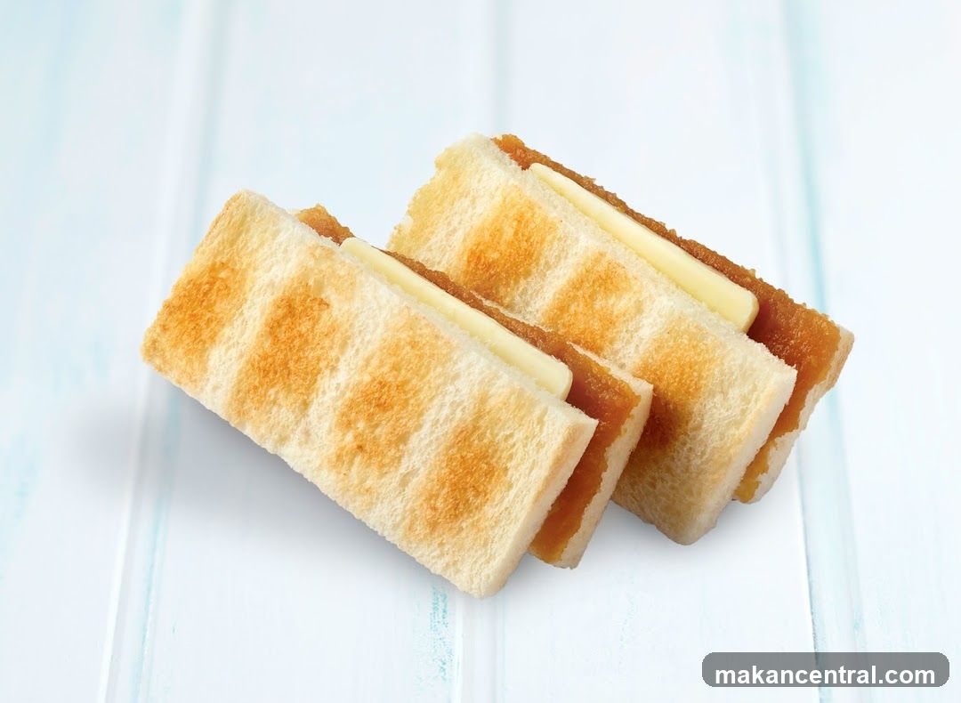 Toast with Butter and Jam