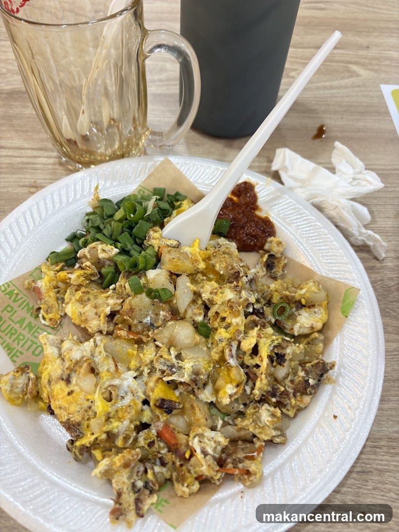 Food and drink on table