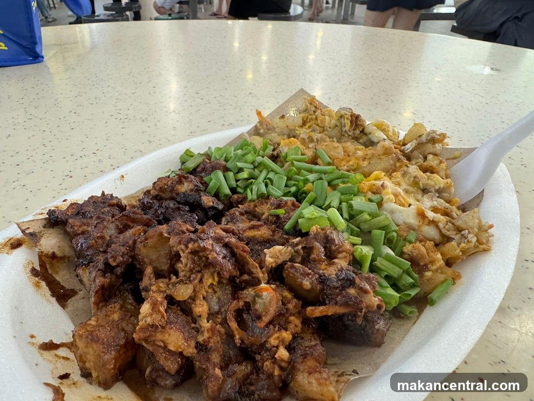 Food at a dining area