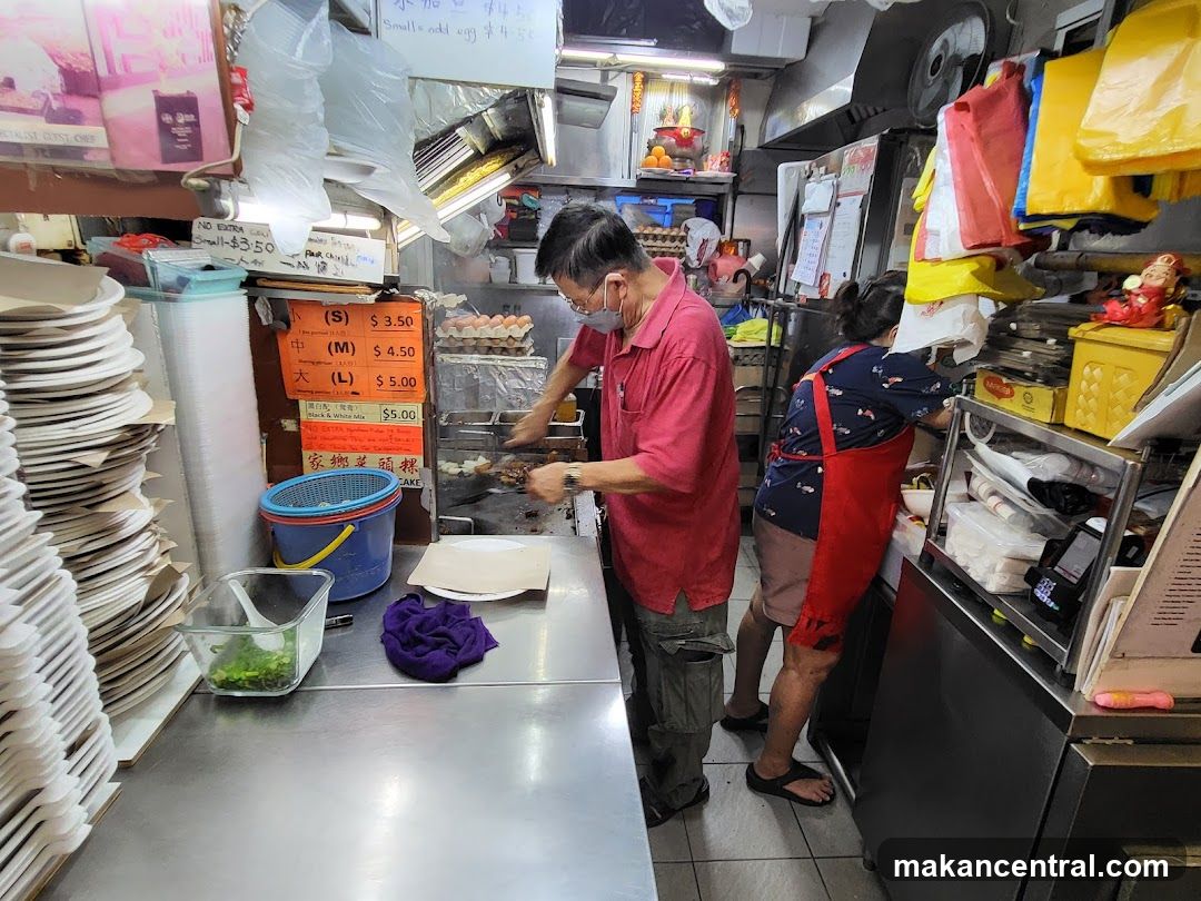 Food stall interior