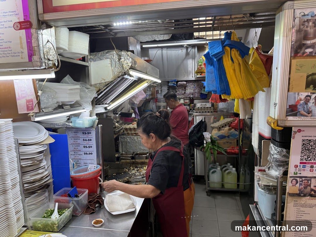 Food stall interior