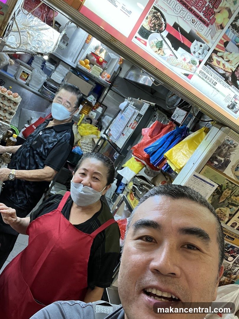 Inside a food stall