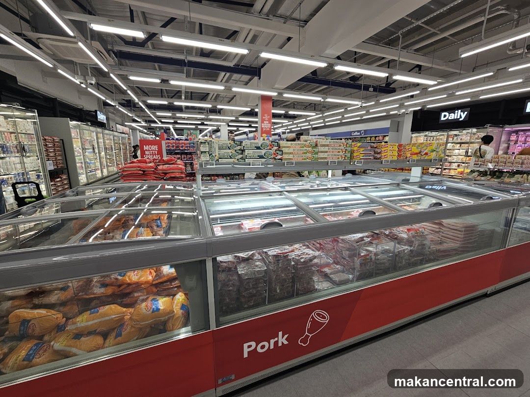 Supermarket Frozen Food Section