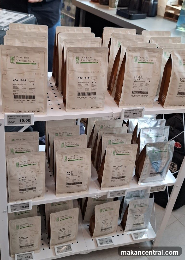 Coffee Bags on Display