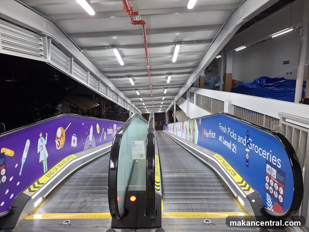 Escalator with Advertisements