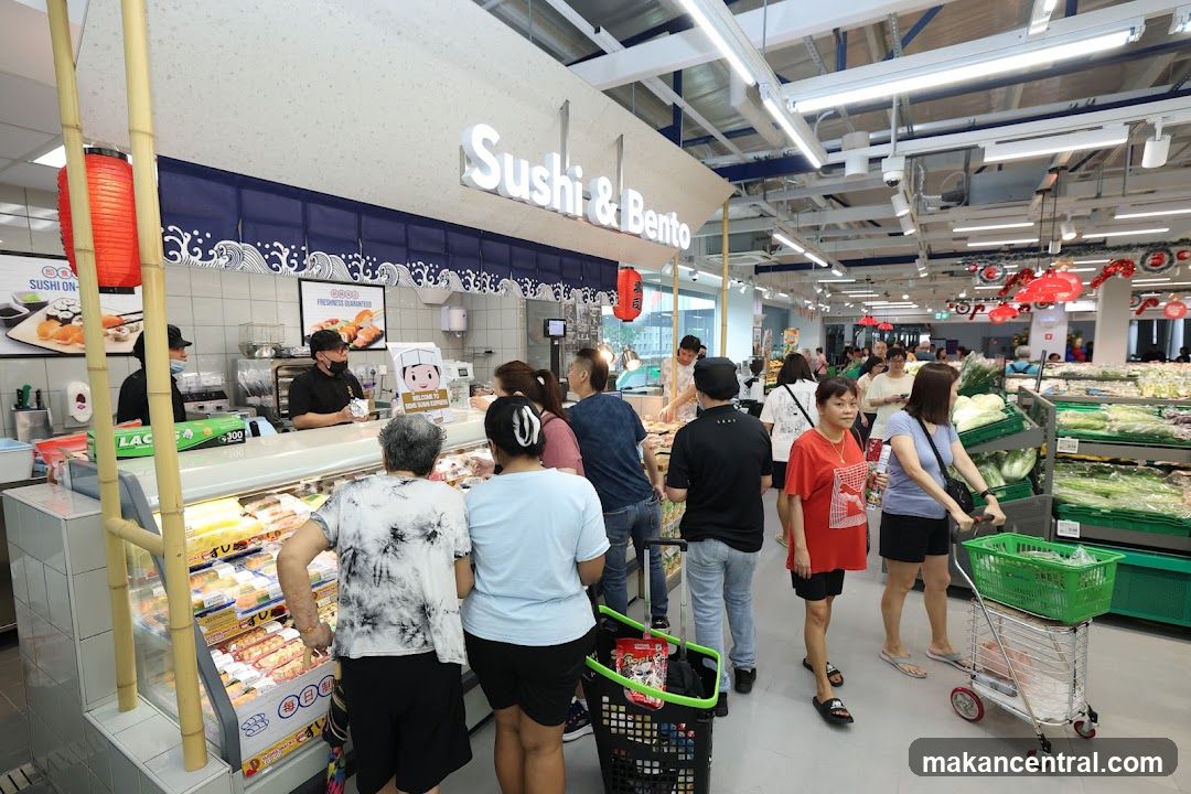 Sushi & Bento Counter in a Supermarket