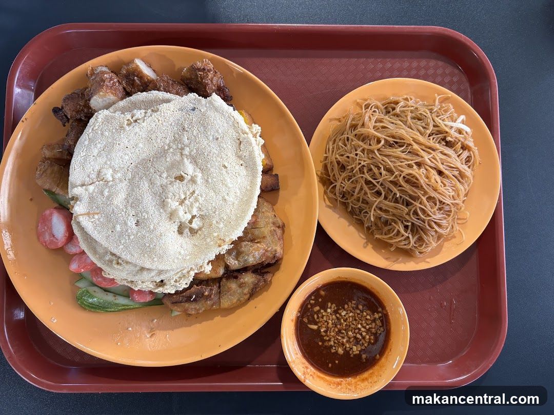 Food served on tray