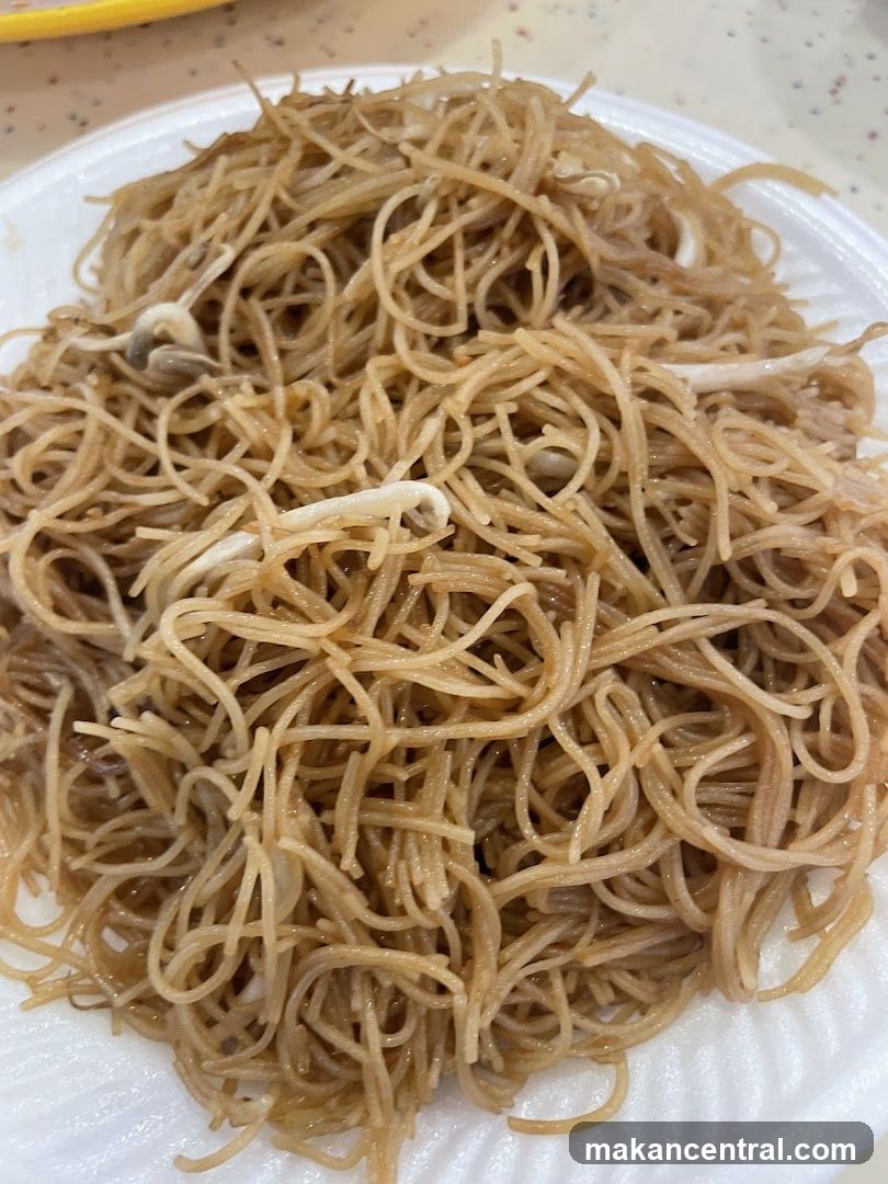 Noodles on Plate