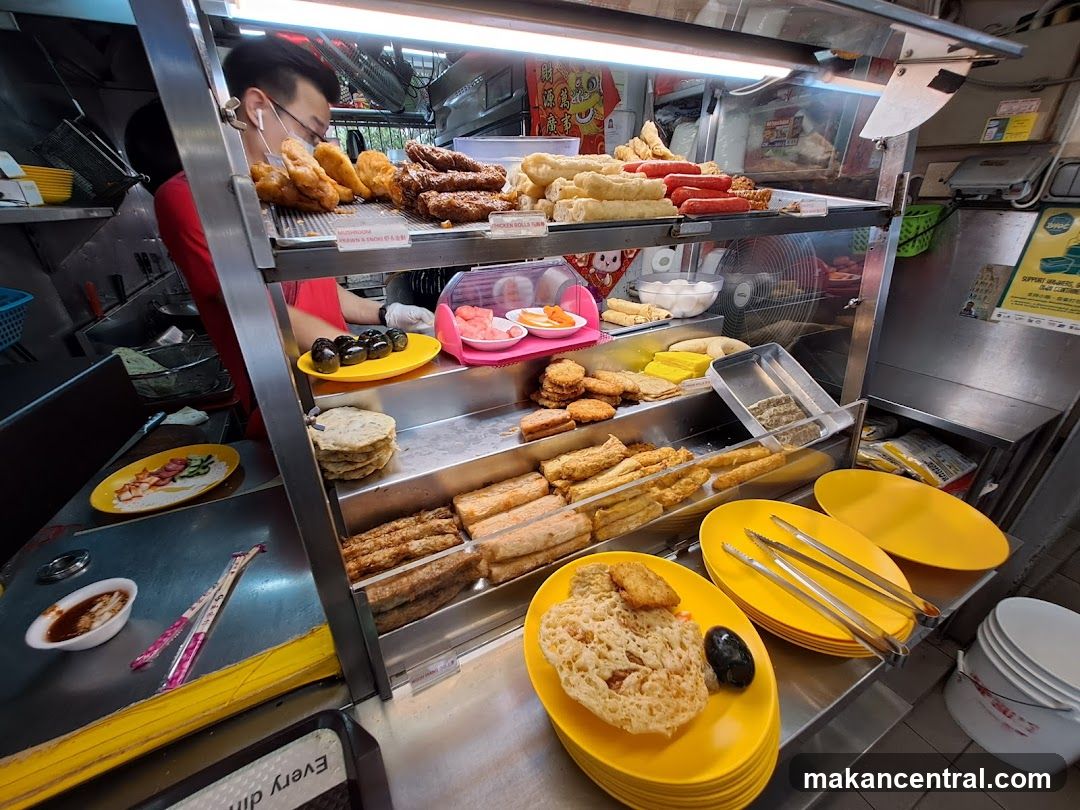 Food stall interior