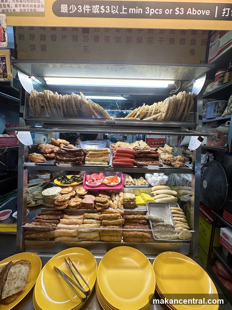 Food stall interior