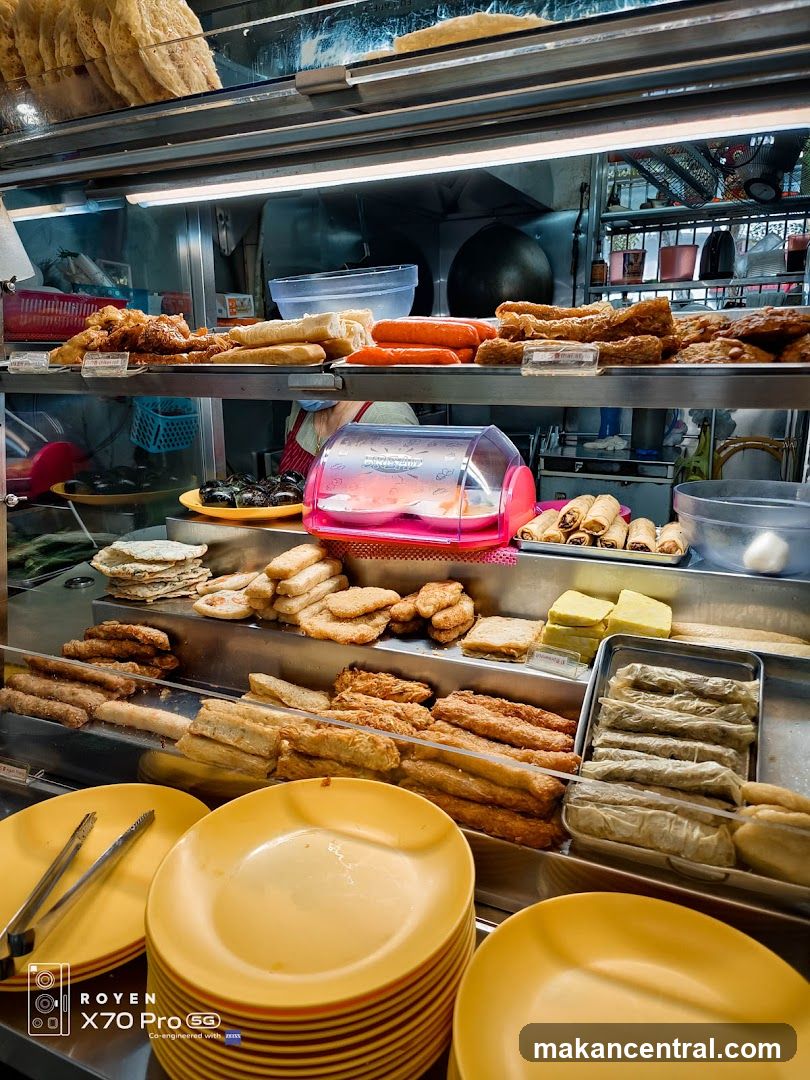 Food stall interior