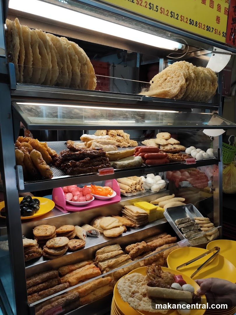 Food stall display