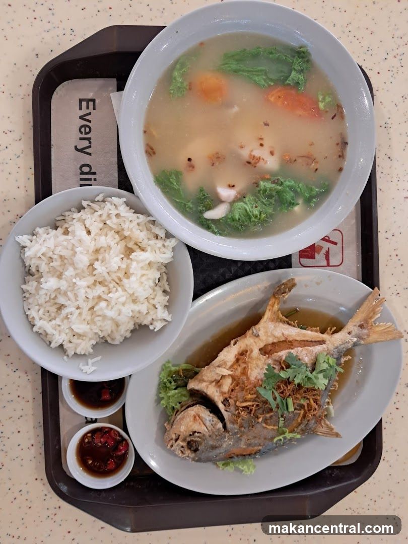 Food Tray with Dishes