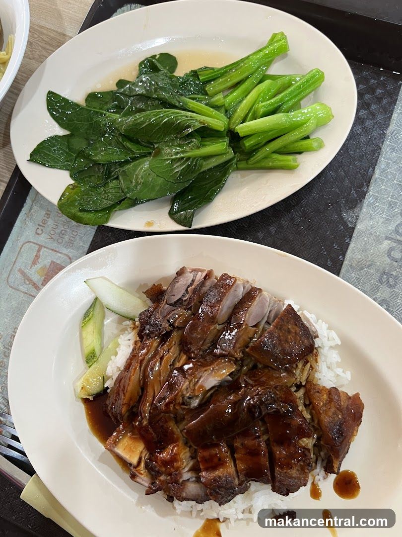 Food served at a restaurant