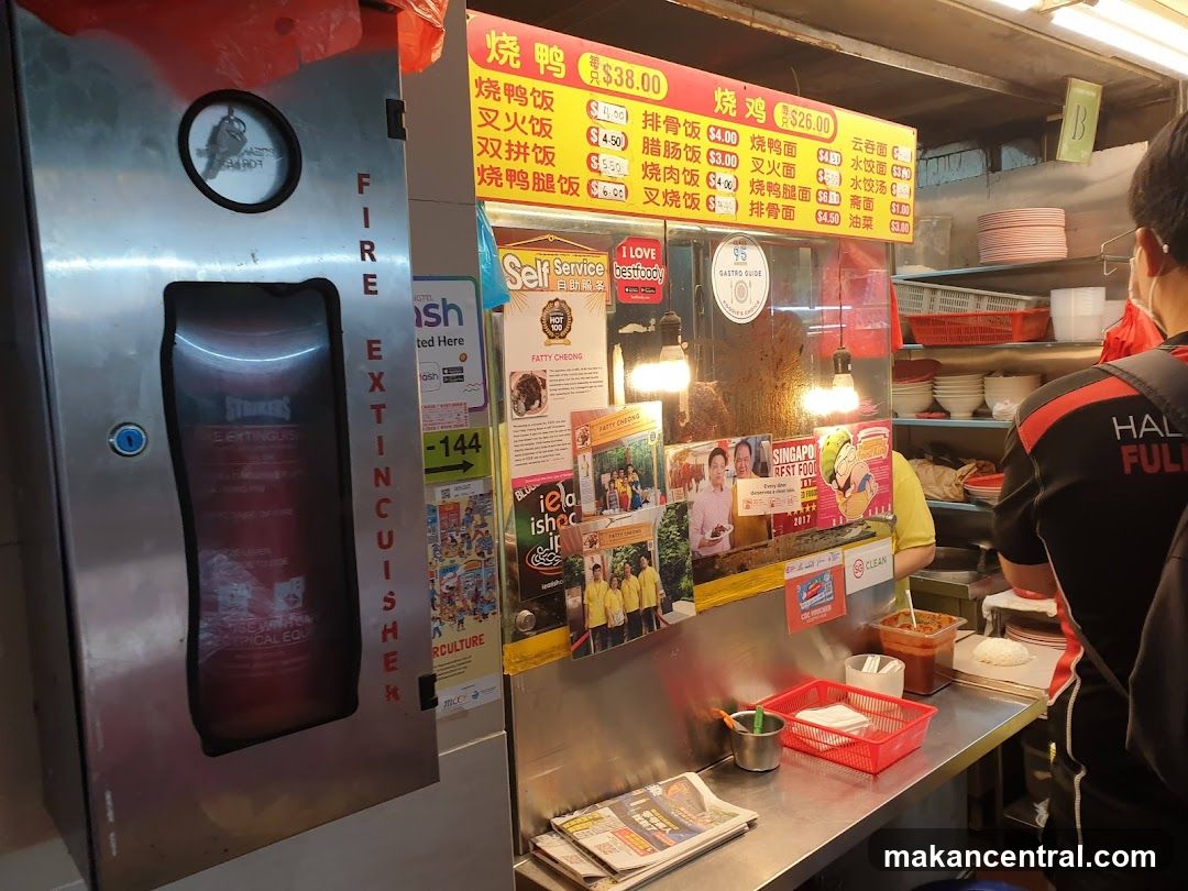 Food stall interior