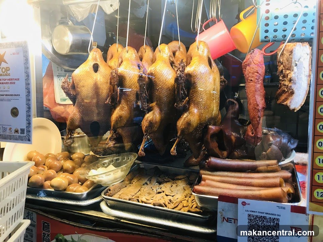 Food stall display