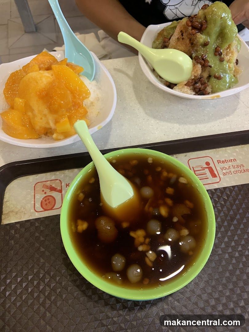Food served at a dining counter