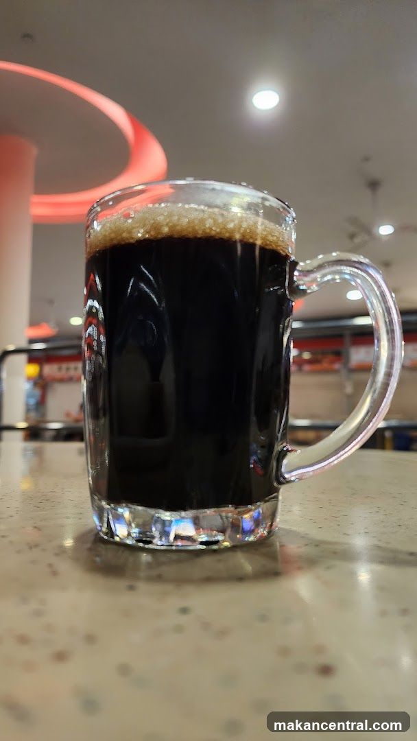 Coffee in glass mug