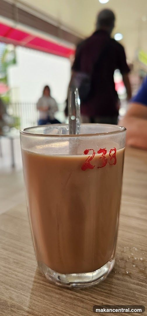 Cup of tea on table