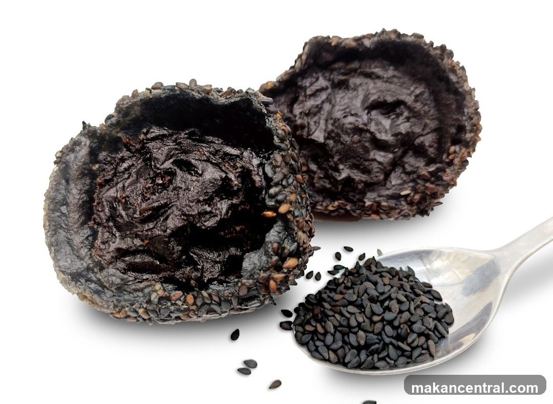 Black Sesame Paste with Sesame Seeds