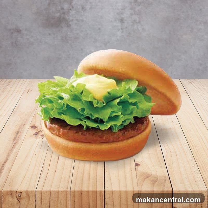 Burger with Lettuce and Sauce