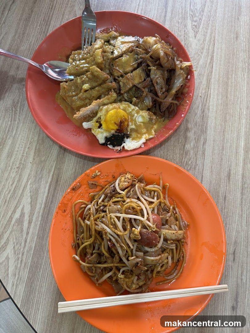Two Plates of Noodles