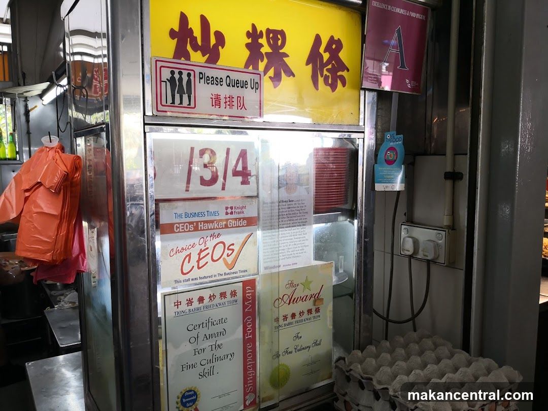 Hawker Stall Awards and Signage