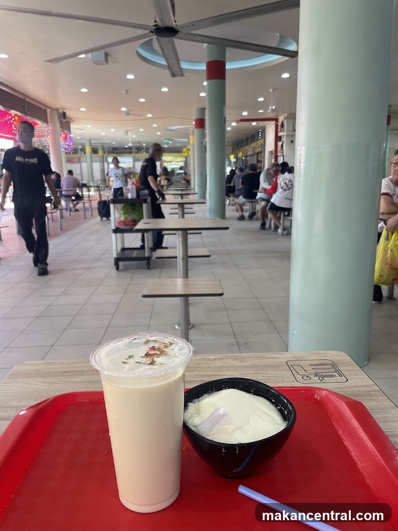 Food court with drinks and dessert