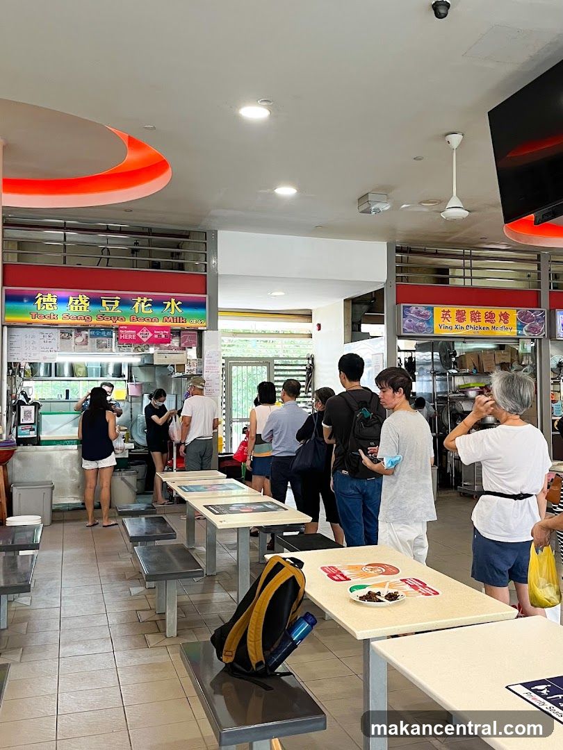 Food Stall with Customers