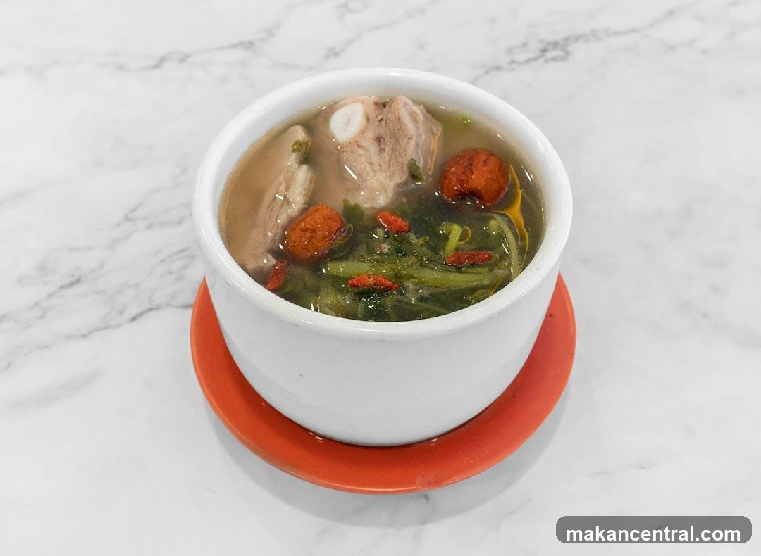 Pork Rib Soup with Vegetables and Goji Berries