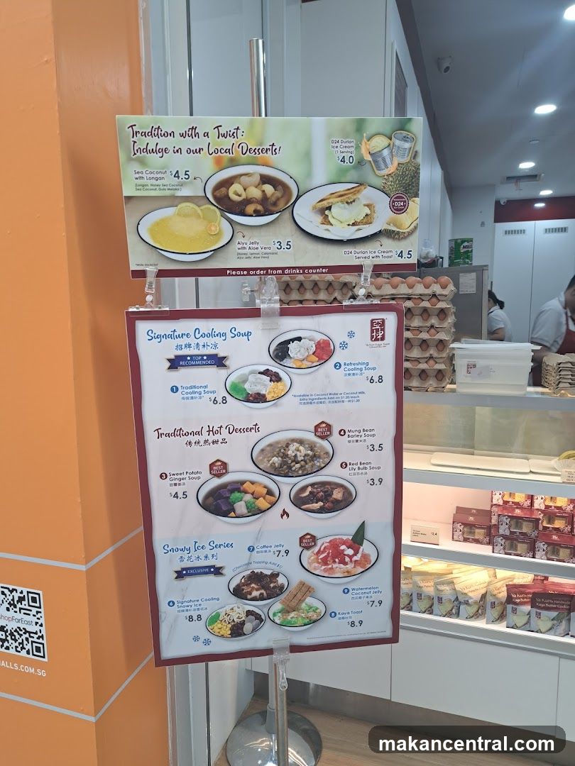 Desserts Menu