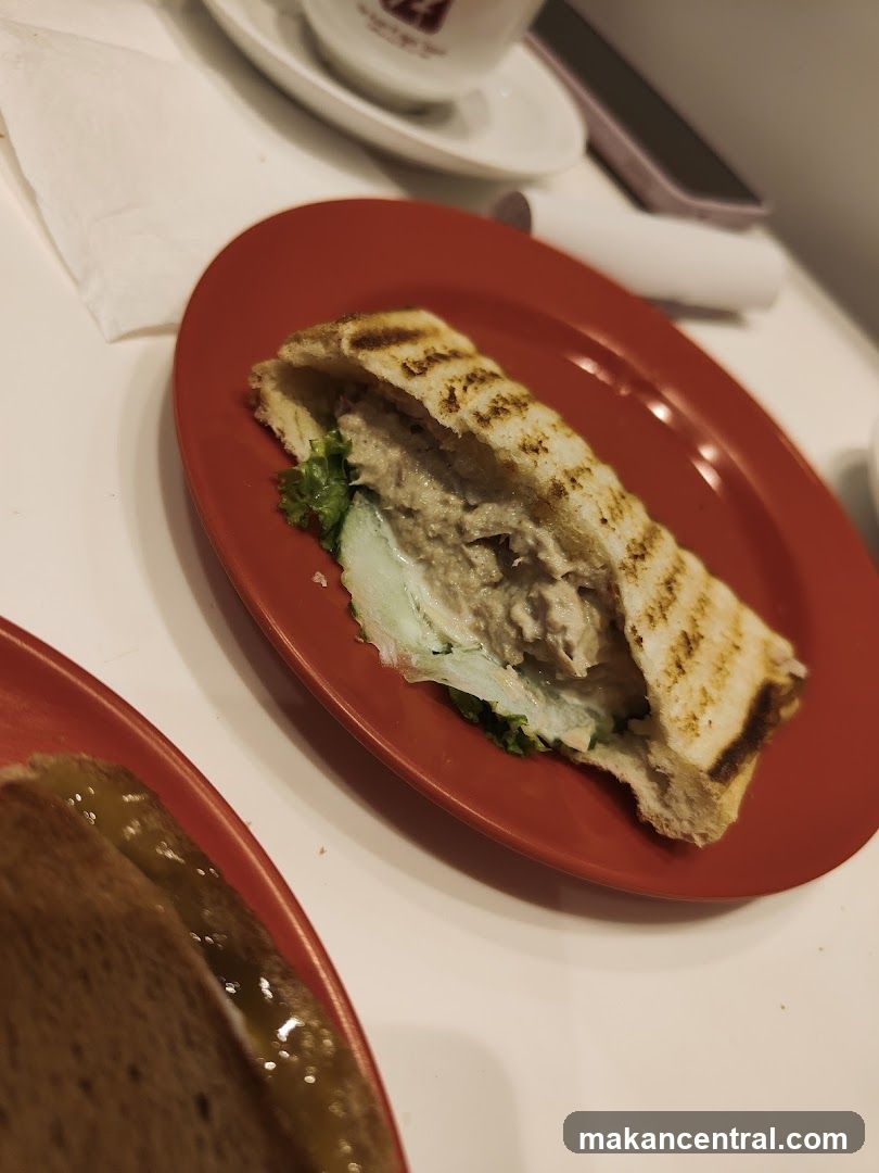 Tuna Sandwich and Toast