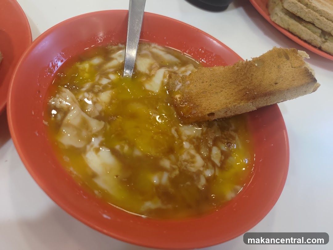 Soft-boiled eggs with toast