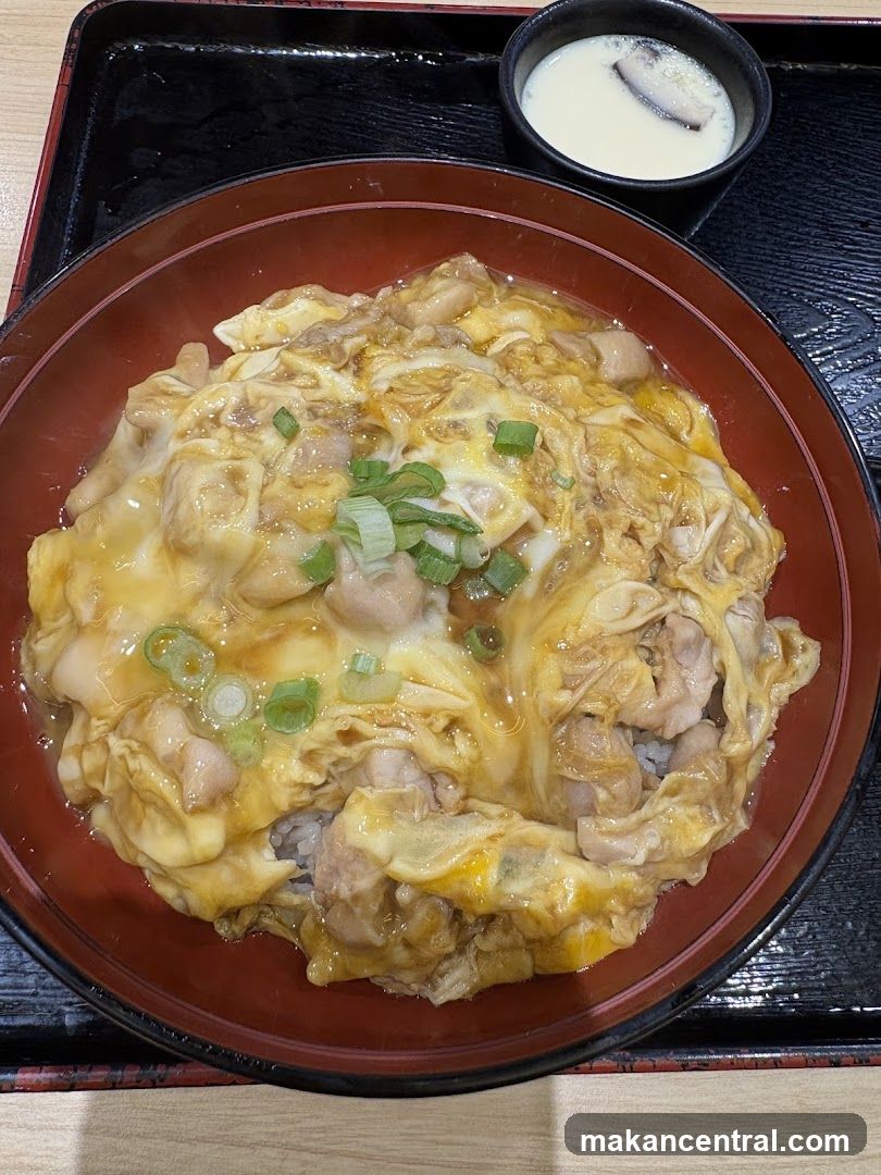 Oyakodon with Chawanmushi