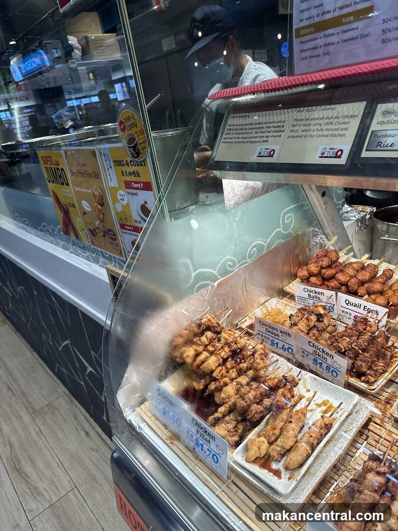 Food Display with Skewers
