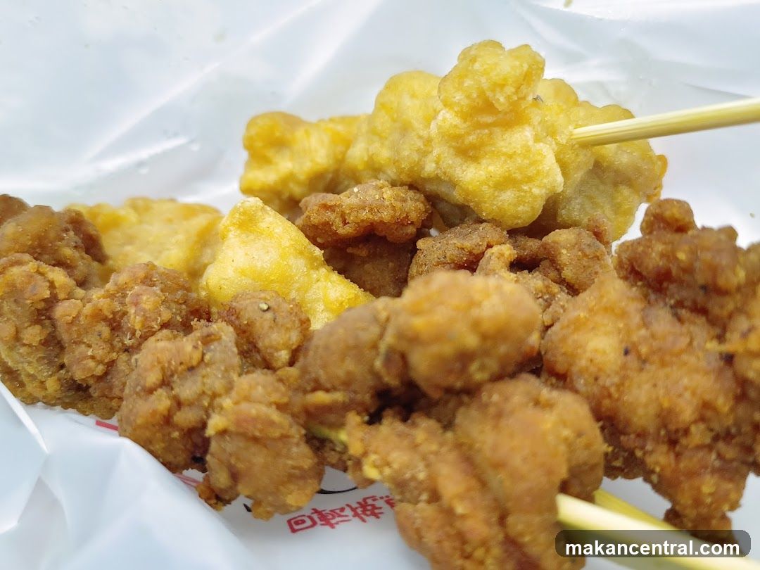 Fried Chicken Skewers