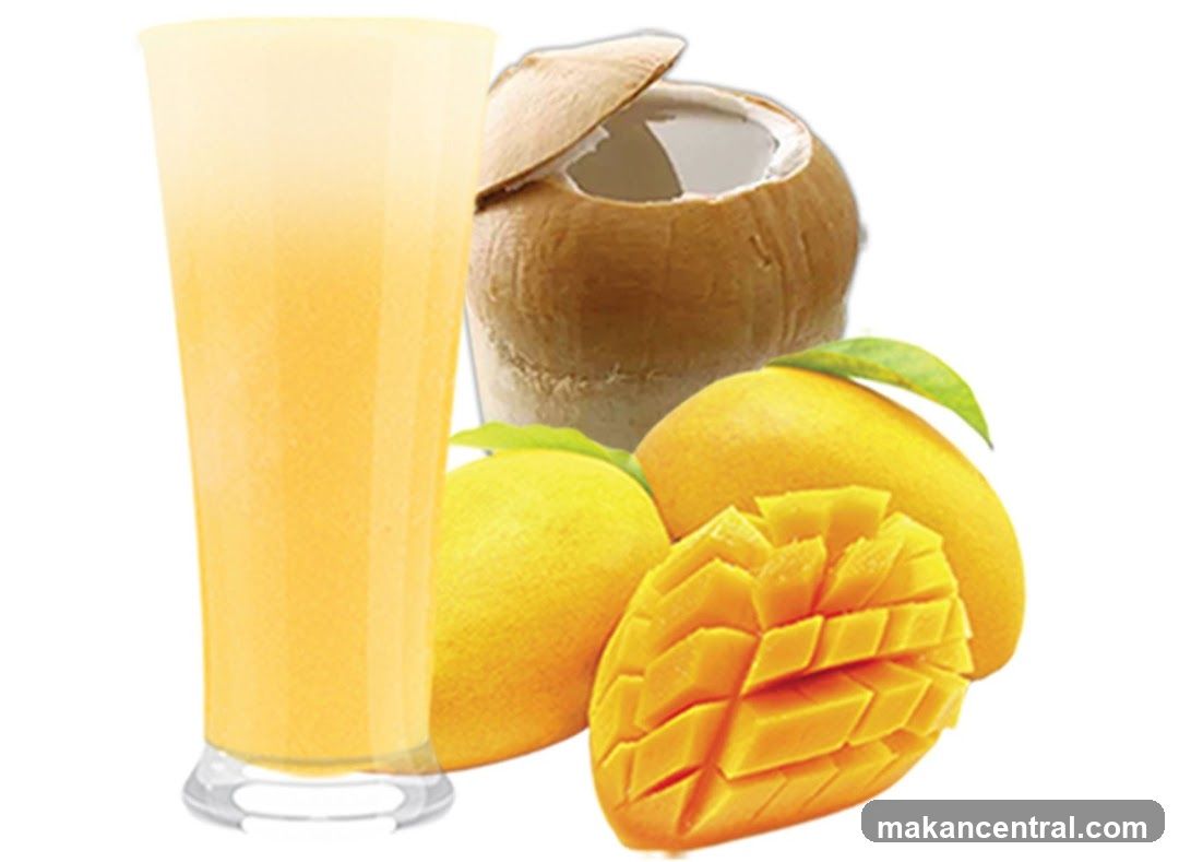 Mango and Coconut Drink