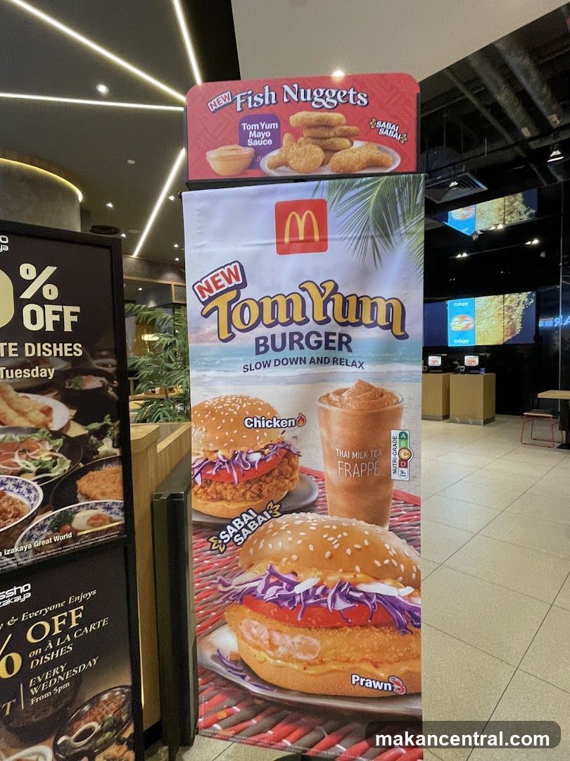 McDonald's Tom Yum Burger Promotion