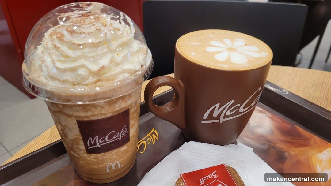 McCafé Drinks and Biscuit