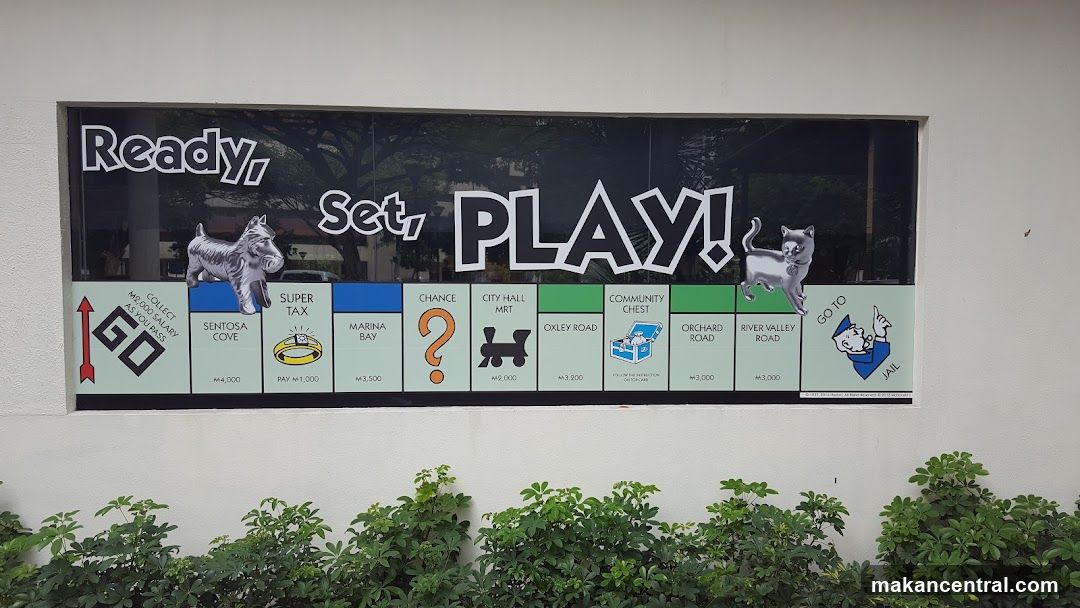 Monopoly Themed Window Display