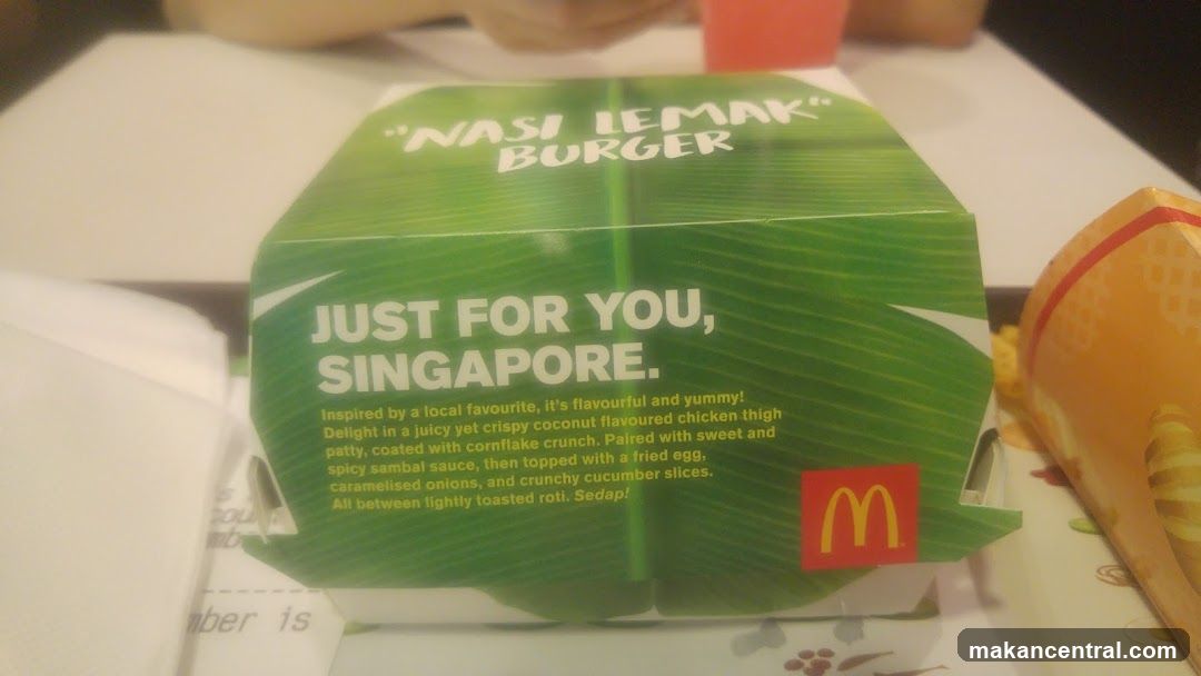 Nasi Lemak Burger Packaging