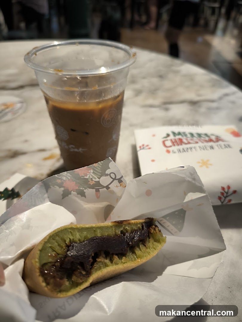 Iced Coffee and Pastry