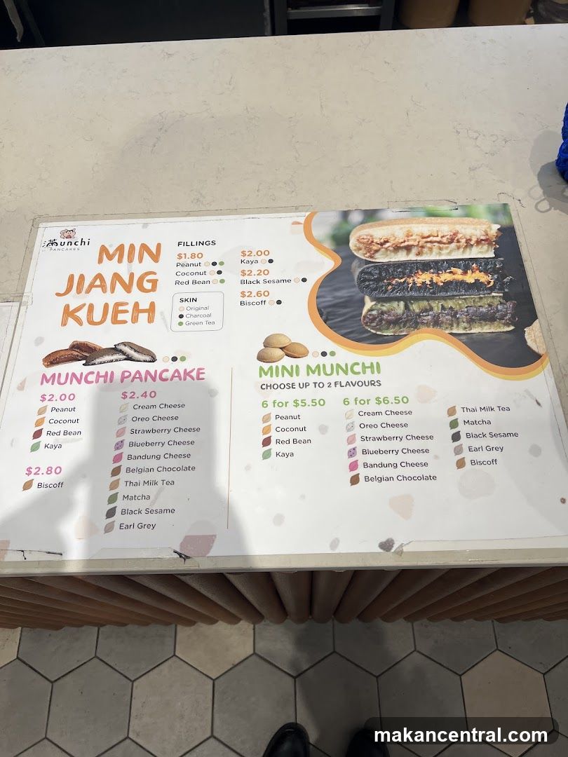 Min Jiang Kueh Menu