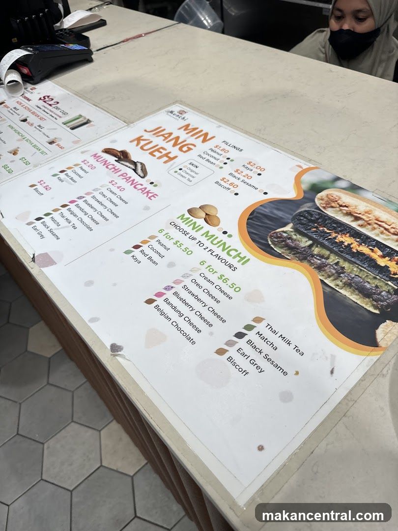 Min Jiang Kueh Menu